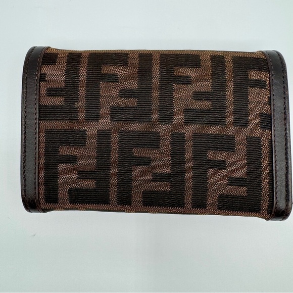 Fendi Black and Brown Logo Wallet | Very Good Condition - Picture 2 of 10